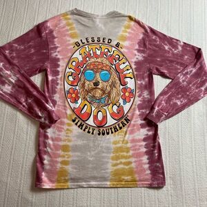 SIMPLY SOUTHERN Women’s “Blessed & Grateful Dog” Long Sleeve Shirt